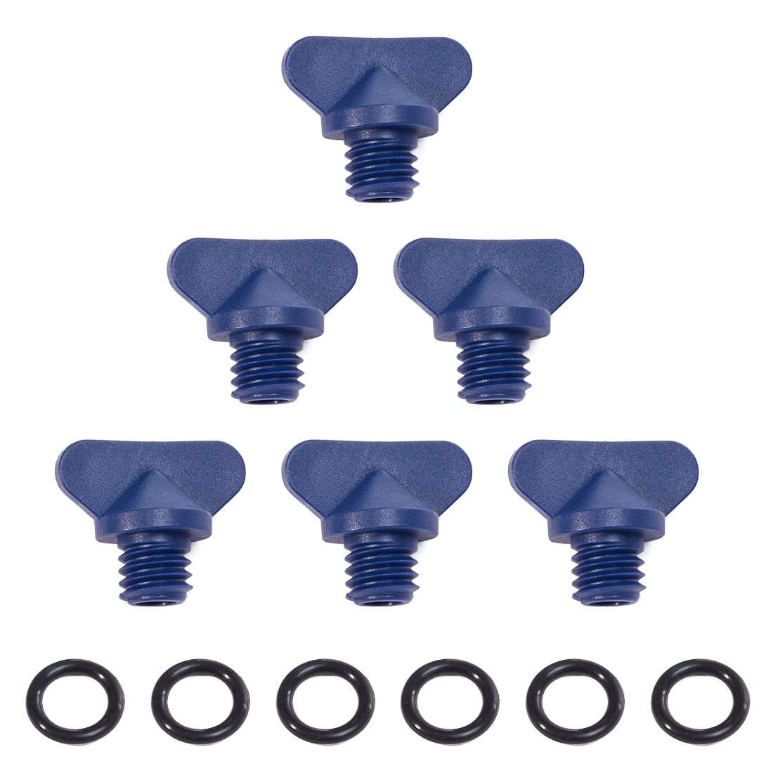 Amazon | UTSAUTO 6個 マニホールドエンジンブロックドレインプラグ O